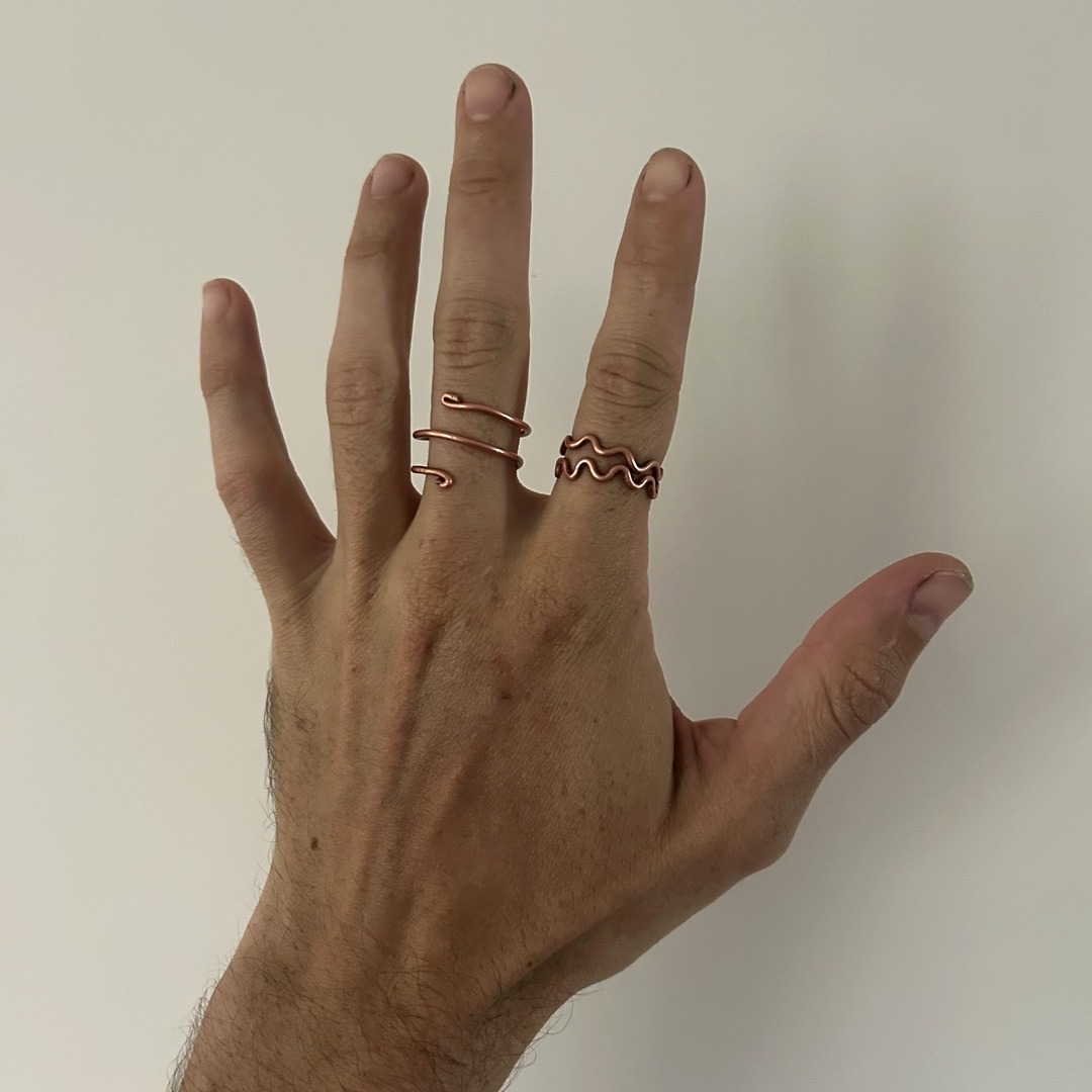 Copper wire rings